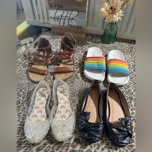 Brown Shoes Sandals for Kids size 13